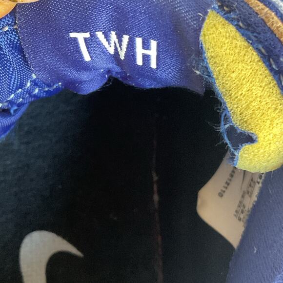 Nike Blazer Low Leather Sneakers Orange Blue Men’s Size 10.5 Retro Nike - Picture 8 of 10